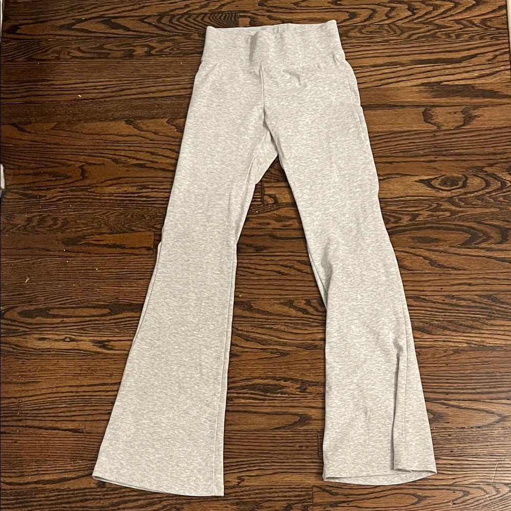 Bershka Gray Wide Leg Pants